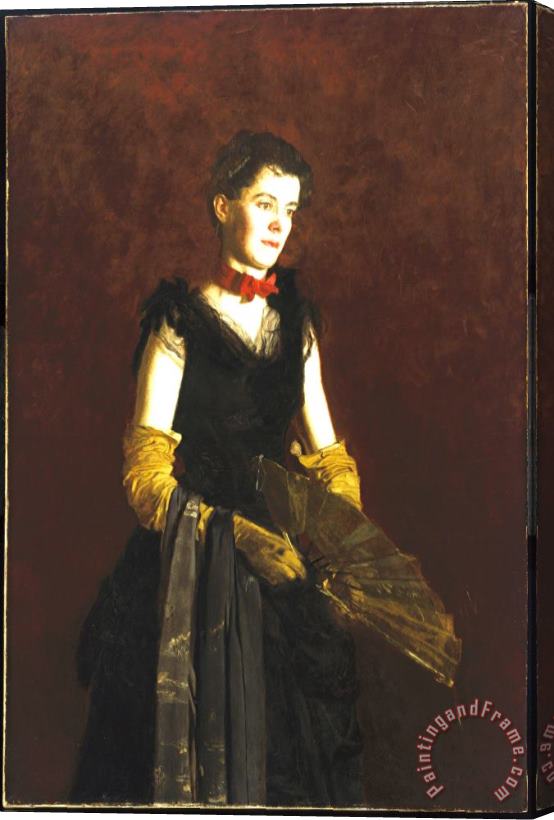 Eadweard J. Muybridge Letitia Wilson Jordan Stretched Canvas Print / Canvas Art