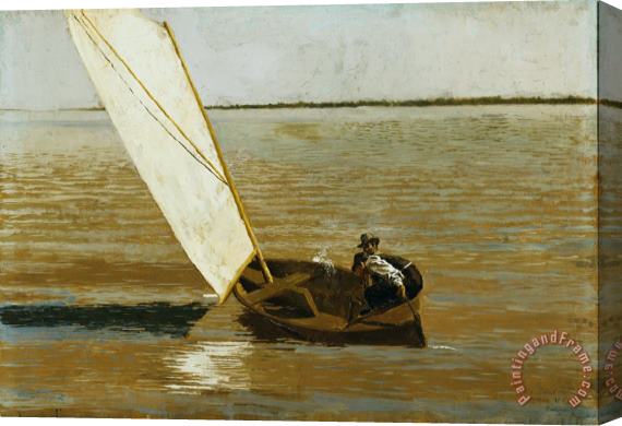Eadweard J. Muybridge Sailing Stretched Canvas Painting / Canvas Art