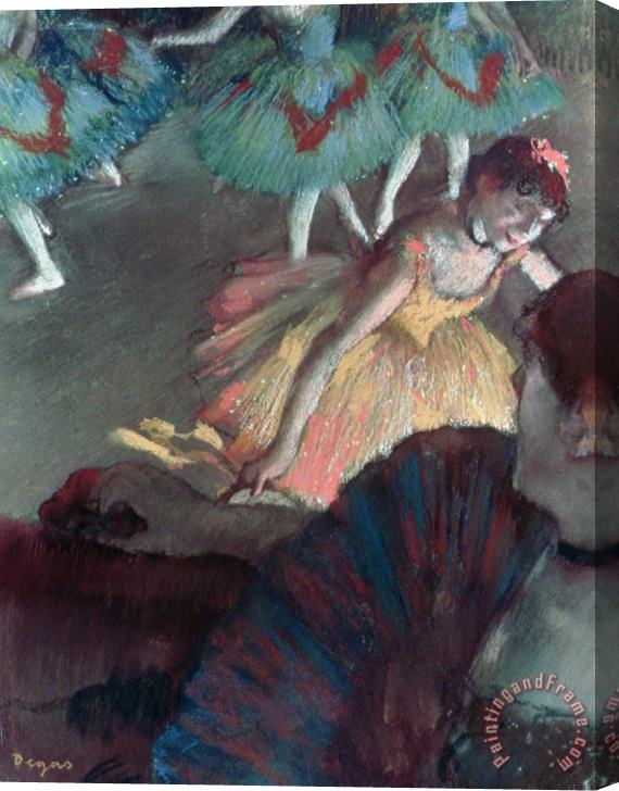 Edgar Degas Ballerina and Lady with a Fan Stretched Canvas Print / Canvas Art