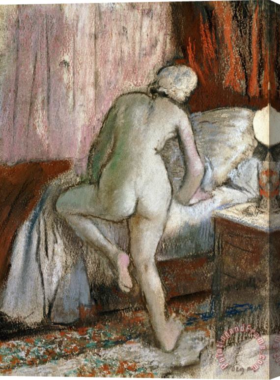 Edgar Degas Bedtime Stretched Canvas Print / Canvas Art