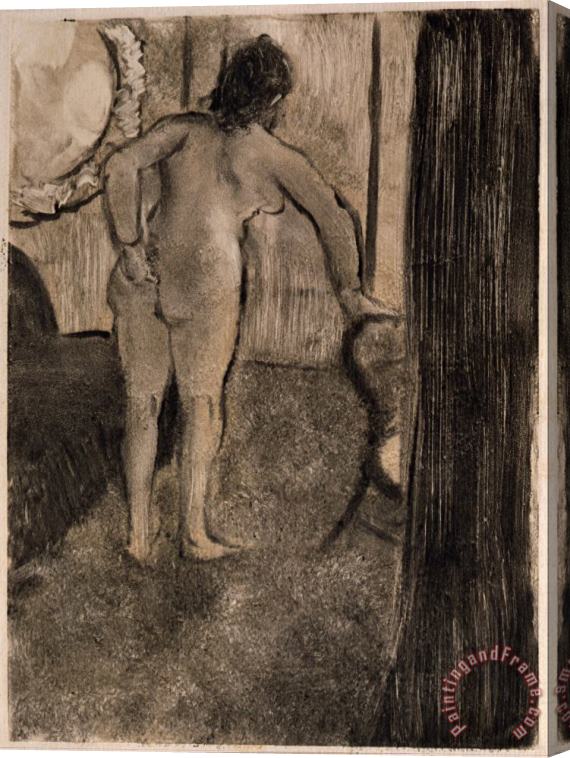 Edgar Degas Brothel Scene (dans Le Salon D'une Maison Close) Stretched Canvas Print / Canvas Art