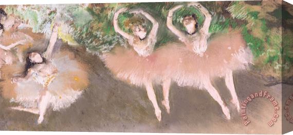 Edgar Degas Scene De Ballet Stretched Canvas Print / Canvas Art