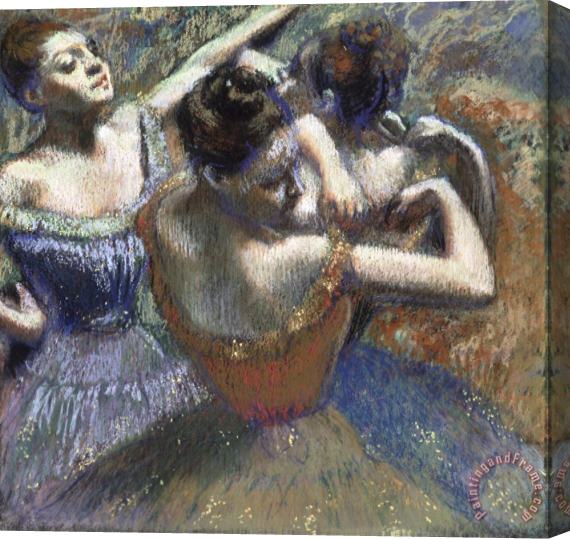 Edgar Degas The Dancers Stretched Canvas Print / Canvas Art