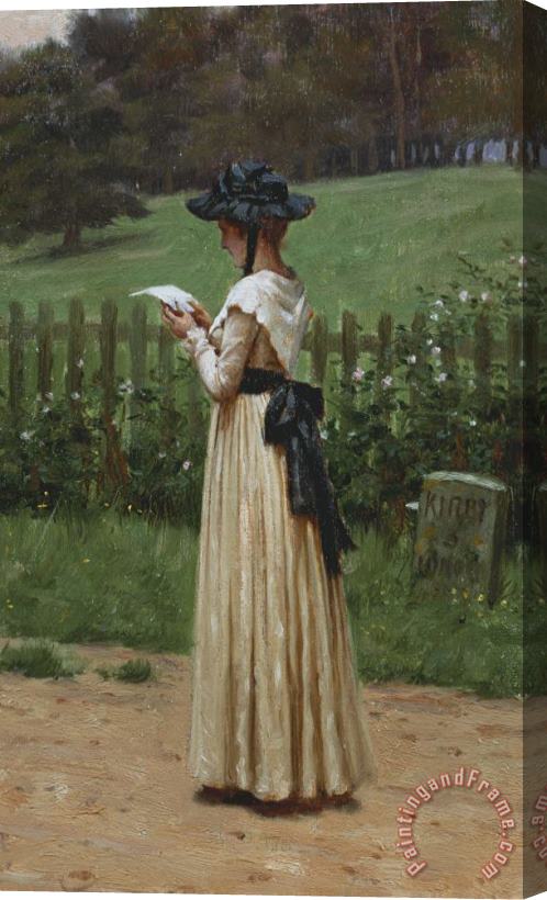 Edmund Blair Leighton The Love Letter Stretched Canvas Painting / Canvas Art