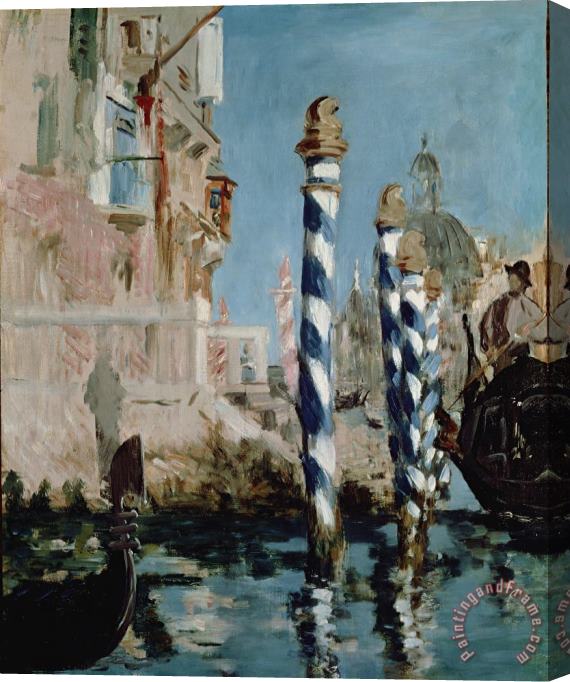 Edouard Manet Grand Canal Stretched Canvas Print / Canvas Art