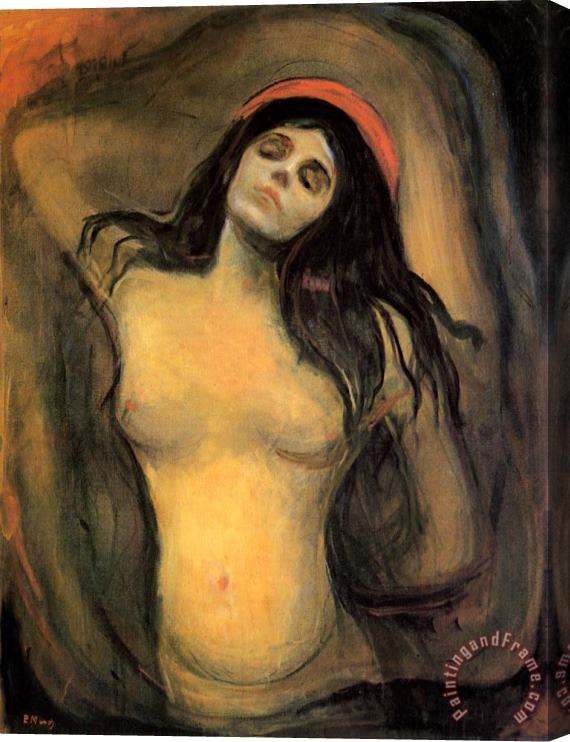 Edvard Munch Madonna Stretched Canvas Print / Canvas Art