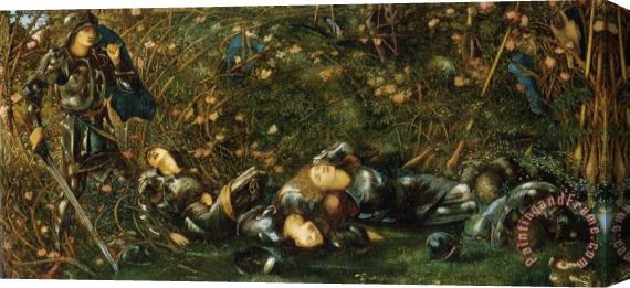 Edward Burne Jones The Briar Rose I The Briar Wood Stretched Canvas Print / Canvas Art