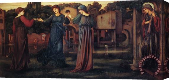 Edward Burne Jones The Mill Stretched Canvas Print / Canvas Art