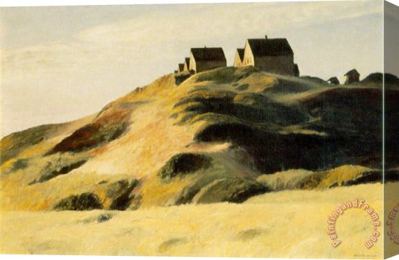 Edward Hopper Corn Hill Stretched Canvas Painting / Canvas Art
