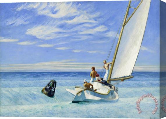 Edward Hopper Ground Swell Stretched Canvas Print / Canvas Art