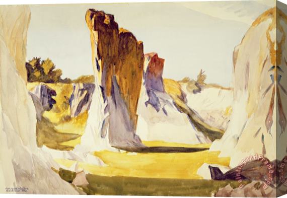 Edward Hopper Lime Rock Quarry II Stretched Canvas Print / Canvas Art