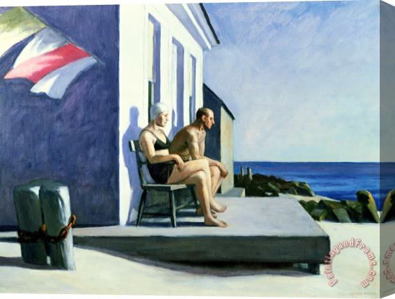 Edward Hopper Sea Watchers Stretched Canvas Painting / Canvas Art