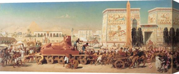 Edward John Poynter Israel in Egypt Stretched Canvas Print / Canvas Art