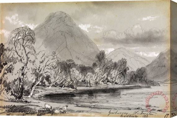 Edward Lear Yewbarrow, Wastwater, 16 September 1836 Stretched Canvas Print / Canvas Art