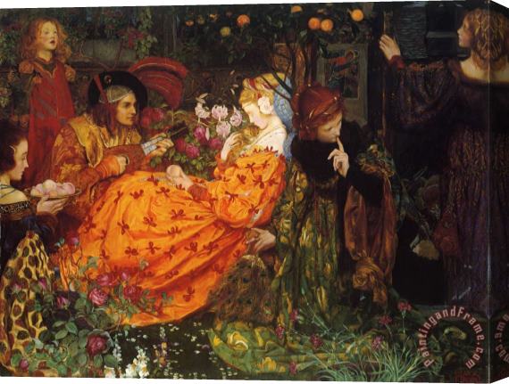 Eleanor Fortescue Brickdale The Deceitfulness of Riches Stretched Canvas Print / Canvas Art