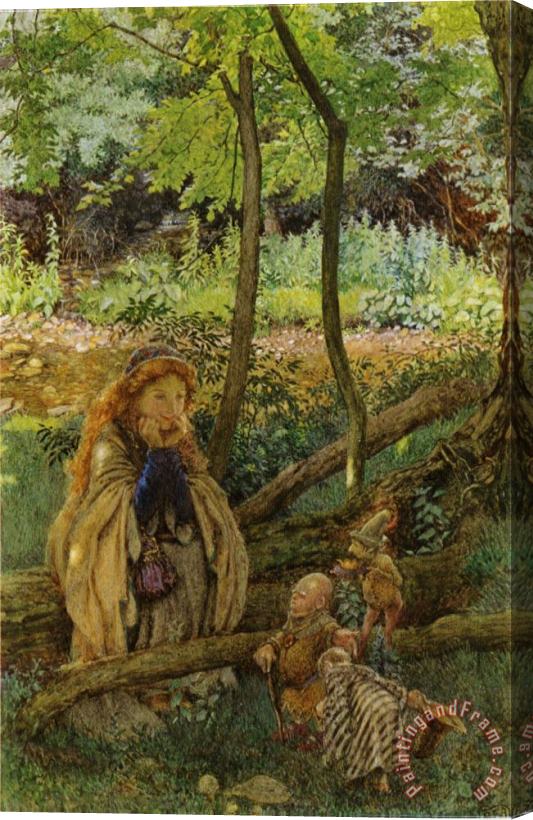 Eleanor Fortescue Brickdale The Introduction Stretched Canvas Print / Canvas Art