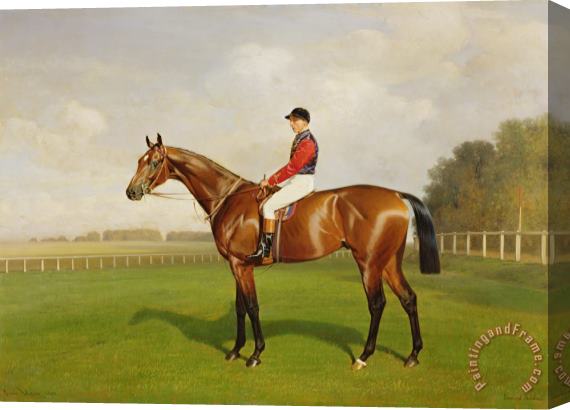 Emil Adam Diamond Jubilee Winner Of The 1900 Derby Stretched Canvas Print / Canvas Art