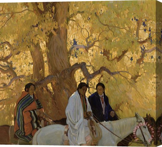 Ernest Martin Hennings Passing By Stretched Canvas Print / Canvas Art