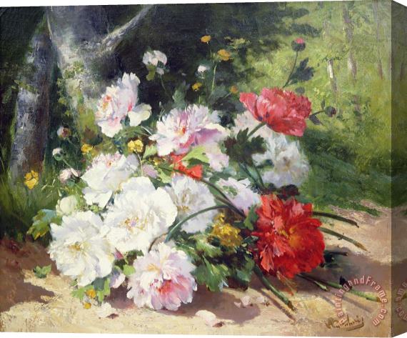 Eugene Henri Cauchois Still Life of Flowers Stretched Canvas Print / Canvas Art