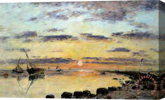 Eugene Louis Boudin Le Havre Stretched Canvas Painting / Canvas Art