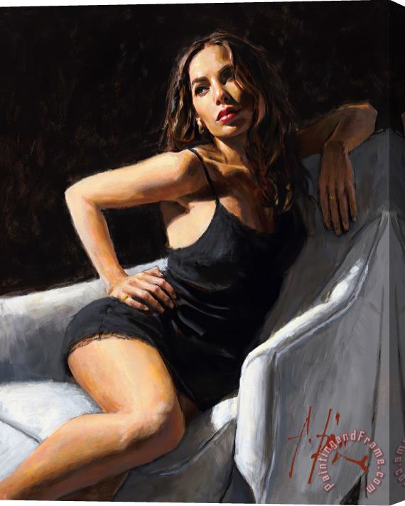Fabian Perez At The Four Seasons III Stretched Canvas Painting / Canvas Art