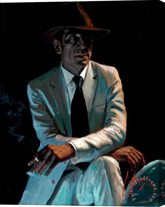 Fabian Perez Night Angel IV Stretched Canvas Painting / Canvas Art