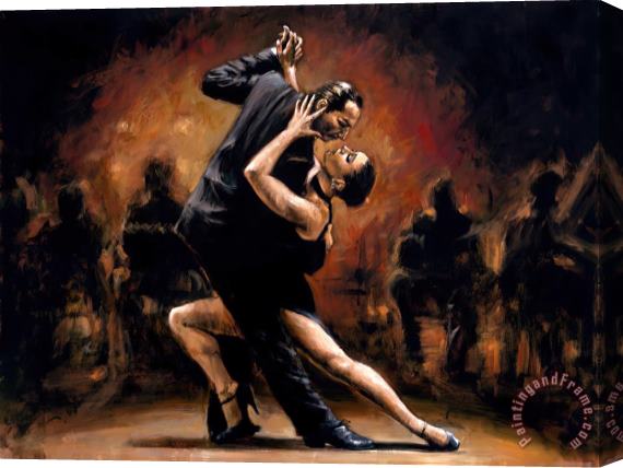 Fabian Perez Tango II Stretched Canvas Painting / Canvas Art