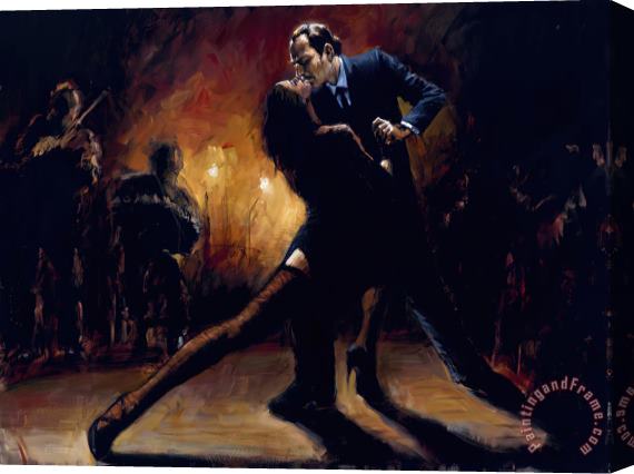 Fabian Perez Tango III Stretched Canvas Painting / Canvas Art