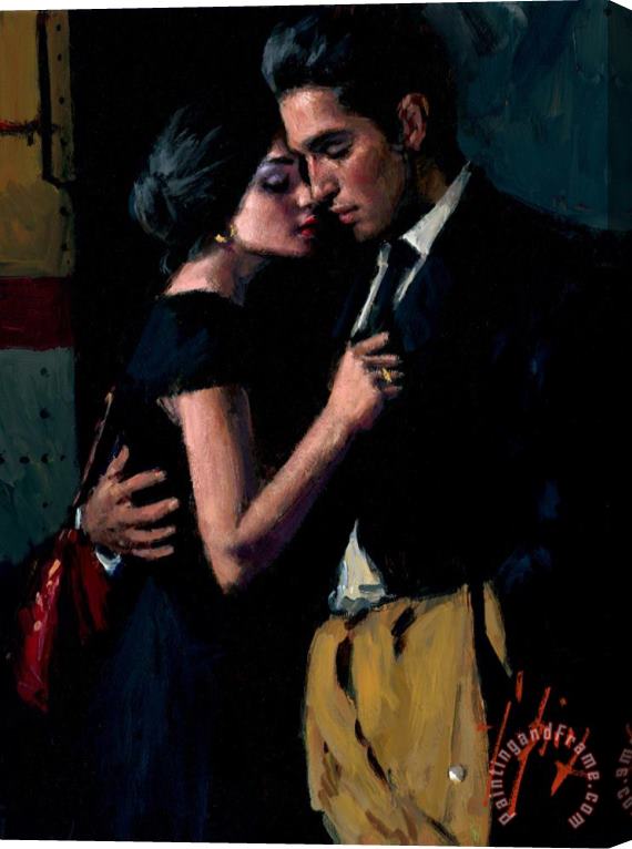 Fabian Perez The Train Station V Stretched Canvas Painting / Canvas Art