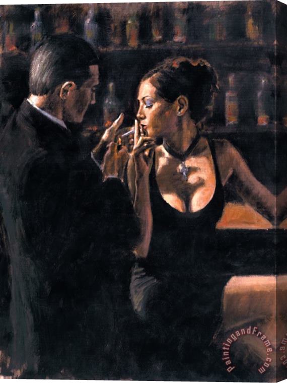 Fabian Perez When The Story Begins Stretched Canvas Painting / Canvas Art