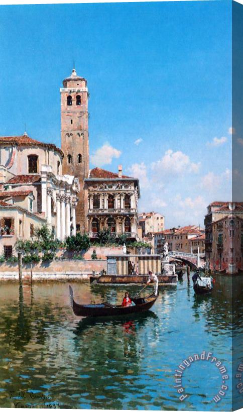 Federico Del Campo The Palazzo Labia, Venice Stretched Canvas Print / Canvas Art