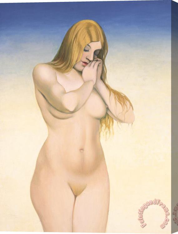 Felix Edouard Vallotton Blonde Nude Stretched Canvas Print / Canvas Art
