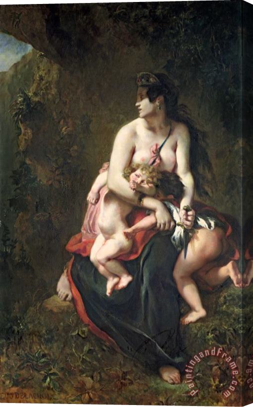 Ferdinand Victor Eugene Delacroix Medea Stretched Canvas Painting / Canvas Art
