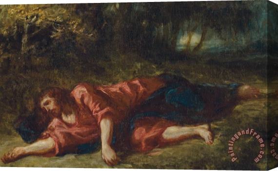 Ferdinand Victor Eugene Delacroix The Agony In The Garden Stretched Canvas Painting / Canvas Art
