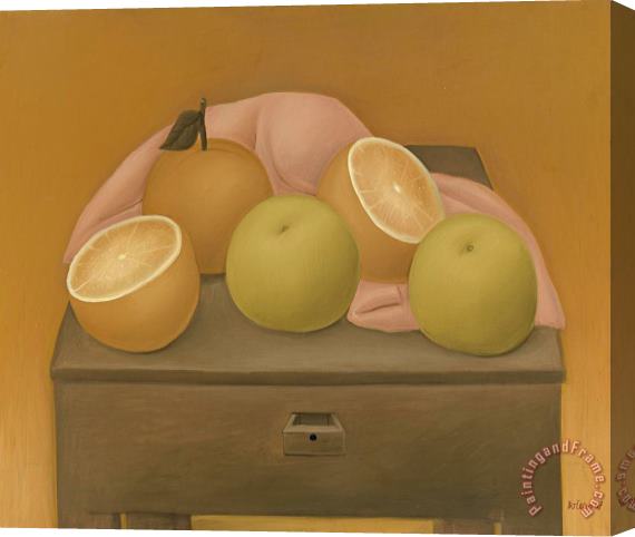 Fernando Botero Nature Morte Aux Oranges, 1967 Stretched Canvas Painting / Canvas Art