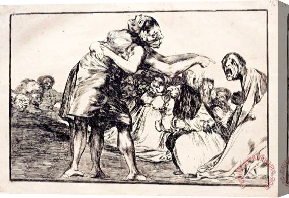 Francisco De Goya Disorderly Folly Stretched Canvas Print / Canvas Art