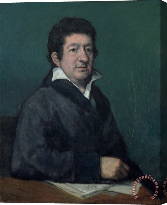 Francisco De Goya Portrait of The Poet Moratin Stretched Canvas Print / Canvas Art