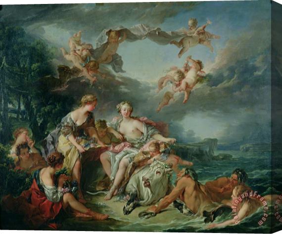 Francois Boucher The Rape of Europa Stretched Canvas Painting / Canvas Art