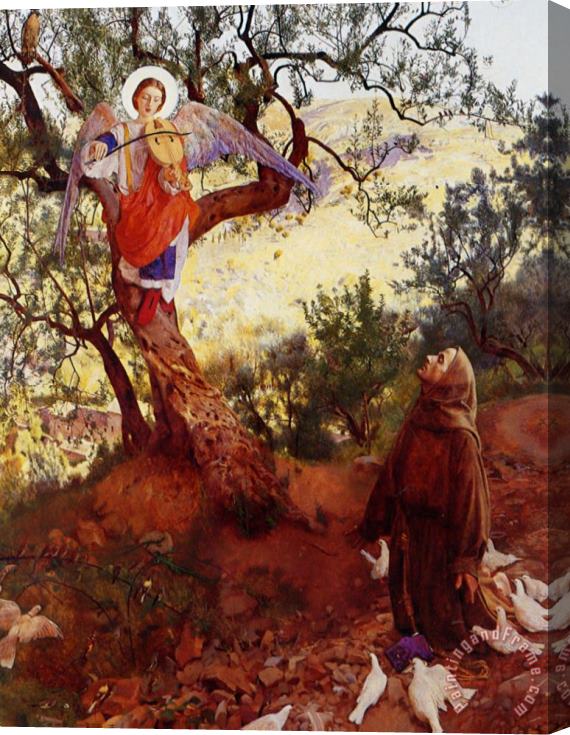 Frank Cadogan Cowper Saint Francis of Assisi Stretched Canvas Painting / Canvas Art