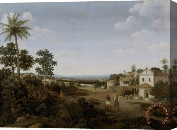Frans Jansz Post Landscape in Brazil Stretched Canvas Painting / Canvas Art