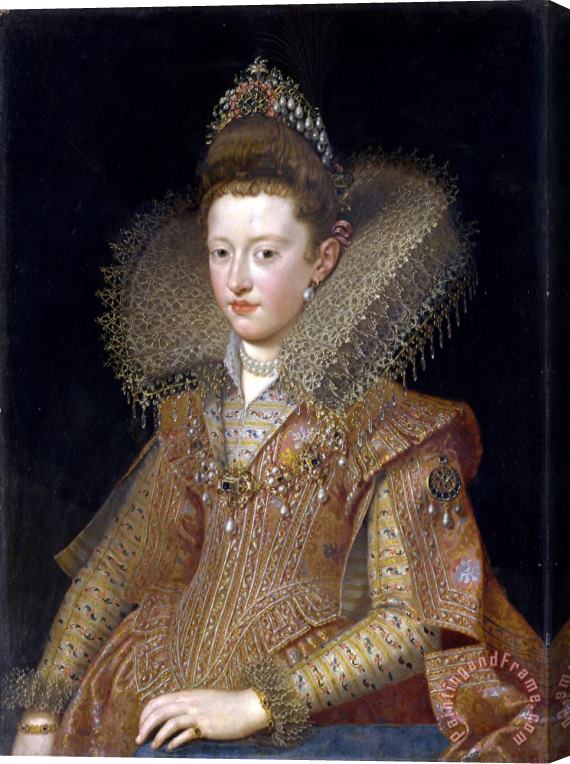 Frans Pourbus The Younger Margherita Gonzaga, Duchess of Lorraine Stretched Canvas Painting / Canvas Art
