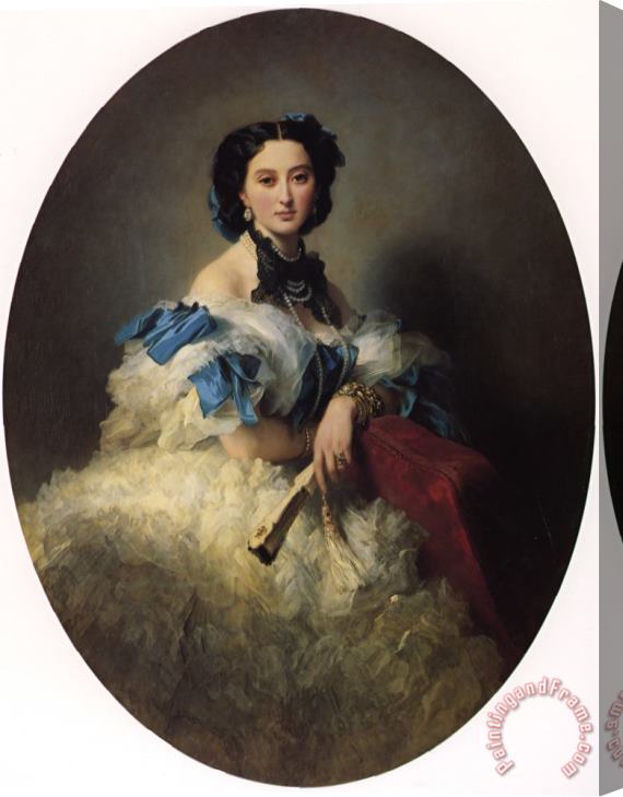 Franz Xavier Winterhalter Countess Varvara Alekseyevna Musina&#173;pushkina Stretched Canvas Print / Canvas Art