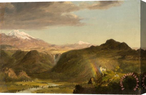 Frederic Edwin Church South American Landscape Stretched Canvas Painting / Canvas Art