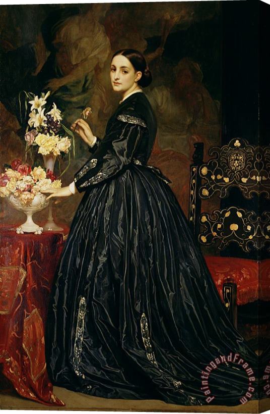 Frederic Leighton Mrs James Guthrie Stretched Canvas Painting / Canvas Art