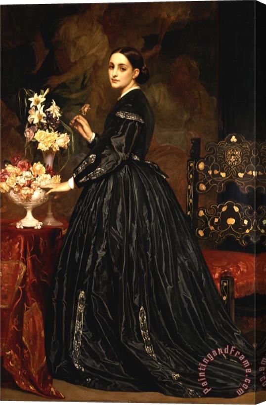 Frederic Leighton Mrs. James Guthrie Stretched Canvas Print / Canvas Art