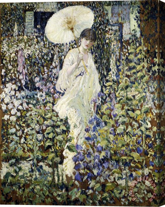 Frederick Carl Frieseke Sun And Wind Stretched Canvas Print / Canvas Art