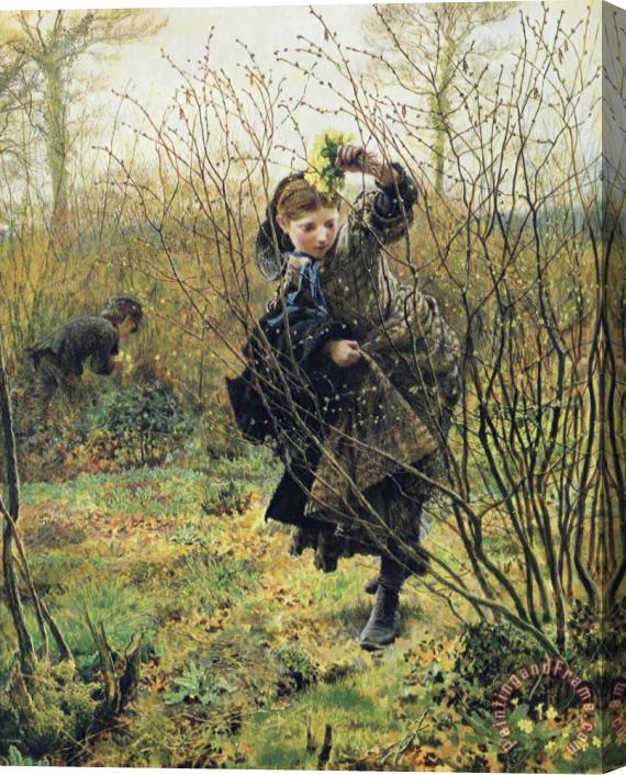 Frederick Walker Spring Stretched Canvas Painting / Canvas Art