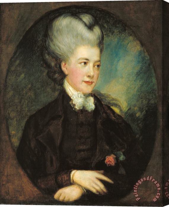Gainsborough, Thomas Lady Georgiana Poyntz, Countess Spencer Stretched Canvas Print / Canvas Art