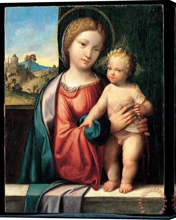 Garofalo Madonna with The Child Stretched Canvas Print / Canvas Art