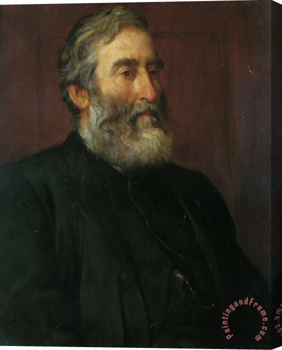 George Frederick Watts Portrait of The Reverend Harry Jones Stretched Canvas Print / Canvas Art